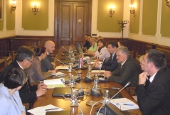 29 May 2013 The Head and members of the Parliamentary Friendship Group with Croatia and the Croatian Ambassador to Serbia